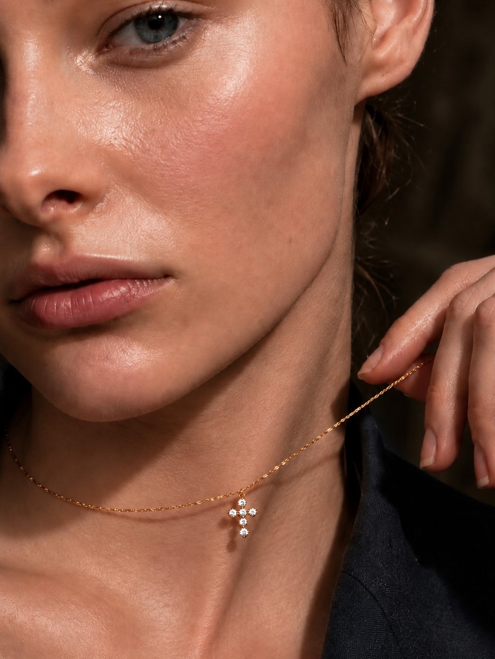 Delicate Gold Cluster Necklace - Women's Jewelry